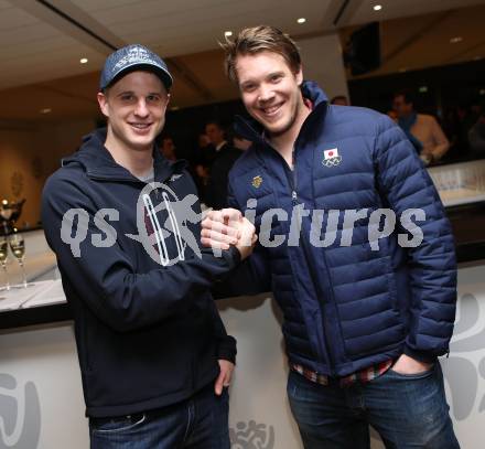 Fussball Laenderspiel. Oesterreich gegen Uruguay.  Martin Hinteregger, Michi Steiner. Klagenfurt, 5.3.2014.
Foto: Kuess

---
pressefotos, pressefotografie, kuess, qs, qspictures, sport, bild, bilder, bilddatenbank