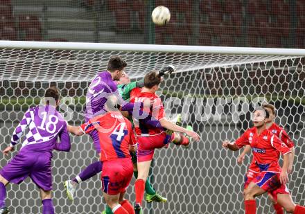 Fussball Regionalliga. SK Austria Klagenfurt gegen SAK. Marko Dusak, (Austria Klagenfurt), Marcel Reichmann, Zeljko Mitrakovic, Tilen Kompan  (SAK). Klagenfurt, 20.3.2015
Foto: Kuess 
---
pressefotos, pressefotografie, kuess, qs, qspictures, sport, bild, bilder, bilddatenbank