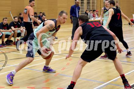 Basketball 2.Bundesliga 2014/15 Play off. Viertelfinale. Raiders Villach gegen Mistelbach Mustangs. Povilas Gaidys, (Villach), Ivo Prachar (Mistelbach). Villach, am 21.3.2015.
Foto: Kuess
---
pressefotos, pressefotografie, kuess, qs, qspictures, sport, bild, bilder, bilddatenbank