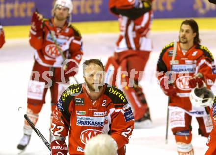 EBEL. Eishockey Bundesliga. KAC gegen EC Red Bull Salzburg. Thomas Poeck (KAC). Klagenfurt, am 24.3.2015.
Foto: Kuess 

---
pressefotos, pressefotografie, kuess, qs, qspictures, sport, bild, bilder, bilddatenbank