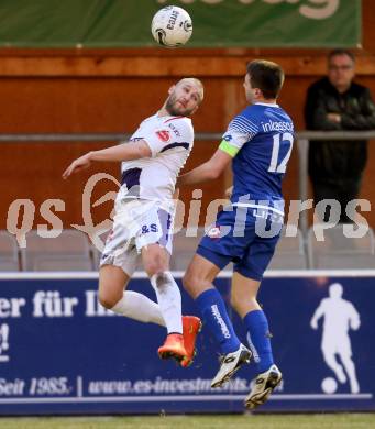 Fussball Regionalliga. SAK gegen BW Linz. Christian Dlopst, (SAK), Wolfgang Bubenik  (Linz). Welzenegg, am 27.3.2015.
Foto: Kuess
---
pressefotos, pressefotografie, kuess, qs, qspictures, sport, bild, bilder, bilddatenbank