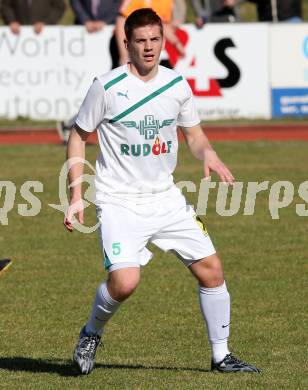 Fussball Kaerntner Liga. Voelkermarkt gegen Annabichler SV.  Philipp Grilz (Voelkermarkt). Voelkermarkt , am 28.3.2015.
Foto: Kuess
---
pressefotos, pressefotografie, kuess, qs, qspictures, sport, bild, bilder, bilddatenbank