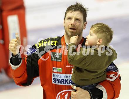 EBEL. Eishockey Bundesliga. KAC gegen EC Red Bull Salzburg.  Kirk Furey (KAC). Klagenfurt, am 29.3.2015.
Foto: Kuess 

---
pressefotos, pressefotografie, kuess, qs, qspictures, sport, bild, bilder, bilddatenbank