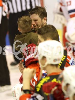 EBEL. Eishockey Bundesliga. KAC gegen EC Red Bull Salzburg. Kirk Furey, (KAC). Klagenfurt, am 29.3.2015.
Foto: Kuess 

---
pressefotos, pressefotografie, kuess, qs, qspictures, sport, bild, bilder, bilddatenbank