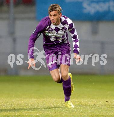 Fussball Regionalliga. SK Austria Klagenfurt gegen Gurten. Torjubel Marco Leininger (Klagenfurt). Klagenfurt,  4.4.2015.
Foto: Kuess
---
pressefotos, pressefotografie, kuess, qs, qspictures, sport, bild, bilder, bilddatenbank