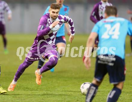 Fussball Regionalliga. SK Austria Klagenfurt gegen Gurten. Armend Spreco (Klagenfurt). Klagenfurt,  4.4.2015.
Foto: Kuess
---
pressefotos, pressefotografie, kuess, qs, qspictures, sport, bild, bilder, bilddatenbank