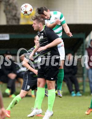 Fussball 1. KLasse Obere Play off. Donau gegen ASK Klagenfurt. Alexander Percher, (Donau), Boris Tomic  (ASK). Klagenfurt, am 4.4.2015.
Foto: Kuess
---
pressefotos, pressefotografie, kuess, qs, qspictures, sport, bild, bilder, bilddatenbank