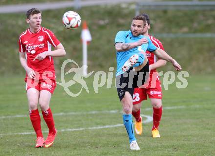 Fussball Unterliga Ost. Ludmannsdorf gegen SG Magdalensberg/Eberndorfer AC. Miralem Ramic, (Ludmannsdorf), Kai Walter Schoppitsch (Magdalensberg). Ludmannsdorf, am 5.4.2015.
Foto: Kuess
---
pressefotos, pressefotografie, kuess, qs, qspictures, sport, bild, bilder, bilddatenbank