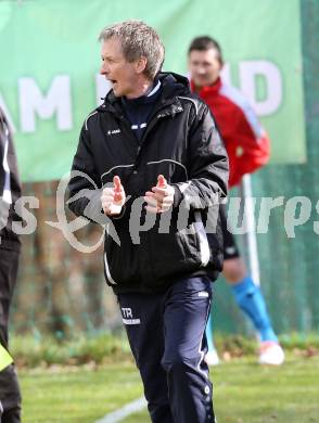 Fussball Unterliga Ost. Ludmannsdorf gegen SG Magdalensberg/Eberndorfer AC. Trainer Wolfgang Andreas Eberhard (Ludmannsdorf). Ludmannsdorf, am 5.4.2015.
Foto: Kuess
---
pressefotos, pressefotografie, kuess, qs, qspictures, sport, bild, bilder, bilddatenbank