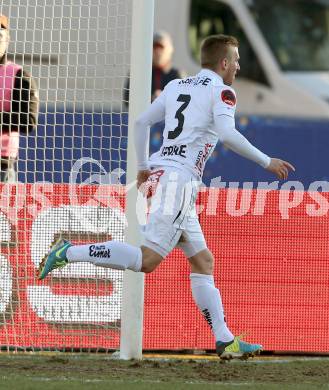 Fussball OEFB Cup. RZ Pellets WAC gegen SK Rapid Wien. Torjubel Manuel Kerhe, (WAC). Wolfsberg, am 7.4.2015.
Foto: Kuess

---
pressefotos, pressefotografie, kuess, qs, qspictures, sport, bild, bilder, bilddatenbank