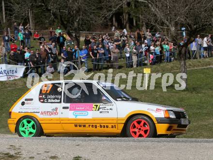 Motorsport. Lavanttal Rallye. Kurt Jabornig, Christine Scheiber (AUT). Wolfsberg, am 10.4.2015.
Foto: Kuess
---
pressefotos, pressefotografie, kuess, qs, qspictures, sport, bild, bilder, bilddatenbank