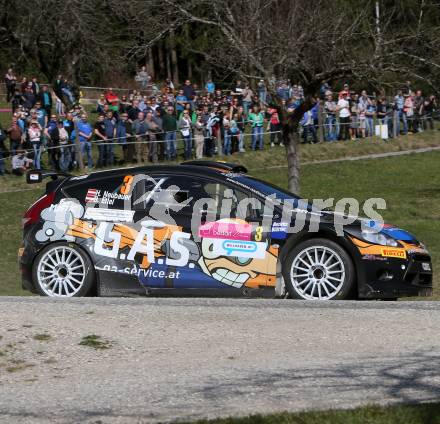 Motorsport. Lavanttal Rallye. Hermann Neubauer, Bernhard Ettel (AUT). Wolfsberg, am 10.4.2015.
Foto: Kuess
---
pressefotos, pressefotografie, kuess, qs, qspictures, sport, bild, bilder, bilddatenbank