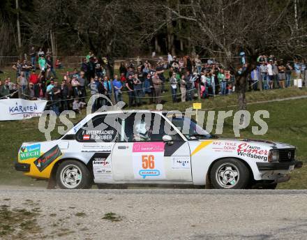 Motorsport. Lavanttal Rallye. Ferdinand Mitterbacher, Roland Gruber (AUT). Wolfsberg, am 10.4.2015.
Foto: Kuess
---
pressefotos, pressefotografie, kuess, qs, qspictures, sport, bild, bilder, bilddatenbank