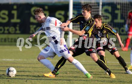 Fussball Regionalliga. SAK gegen Lafnitz. Darijo Biscan, (SAK), Albert Vallci (Lafnitz). Welzenegg, am 10.4.2015.
Foto: Kuess
---
pressefotos, pressefotografie, kuess, qs, qspictures, sport, bild, bilder, bilddatenbank