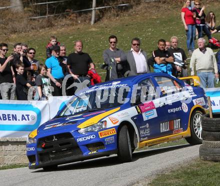 Motorsport. Lavanttal Rallye. Hermann Gassner, Karin Thannhaeuser (GER). Wolfsberg, am 10.4.2015.
Foto: Kuess
---
pressefotos, pressefotografie, kuess, qs, qspictures, sport, bild, bilder, bilddatenbank