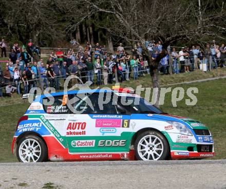 Motorsport. Lavanttal Rallye. Michael Boehm, Karin Becker (AUT). Wolfsberg, am 10.4.2015.
Foto: Kuess
---
pressefotos, pressefotografie, kuess, qs, qspictures, sport, bild, bilder, bilddatenbank