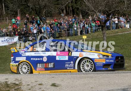 Motorsport. Lavanttal Rallye. Hermann Gassner, Karin Thannhaeuser (GER). Wolfsberg, am 10.4.2015.
Foto: Kuess
---
pressefotos, pressefotografie, kuess, qs, qspictures, sport, bild, bilder, bilddatenbank