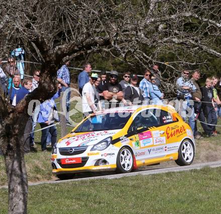 Motorsport. Lavanttal Rallye. Christoph Leitgeb, Sabrina Hartenberger (AUT). Wolfsberg, am 10.4.2015.
Foto: Kuess
---
pressefotos, pressefotografie, kuess, qs, qspictures, sport, bild, bilder, bilddatenbank