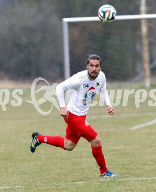 Fussball. Kaerntner Liga. Maria Saal gegen FC Alpe Adria. Milan Andelkovic (Alpe Adria). Maria Saal, 4.4.2015.
Foto: Kuess
---
pressefotos, pressefotografie, kuess, qs, qspictures, sport, bild, bilder, bilddatenbank