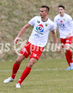 Fussball. Kaerntner Liga. Maria Saal gegen FC Alpe Adria. Miroslav Grbic (Alpe Adria). Maria Saal, 4.4.2015.
Foto: Kuess
---
pressefotos, pressefotografie, kuess, qs, qspictures, sport, bild, bilder, bilddatenbank