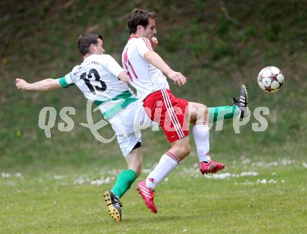 Fussball 1. KLasse A Untere Play Off. Nikolsdorf/Oberdrauburg gegen Obermillstatt. Martin Trutschnig (Nikolsdorf), Martin Huber (Obermillstatt). Nikolsdorf,am 11.4.2015.
Foto: Kuess
---
pressefotos, pressefotografie, kuess, qs, qspictures, sport, bild, bilder, bilddatenbank