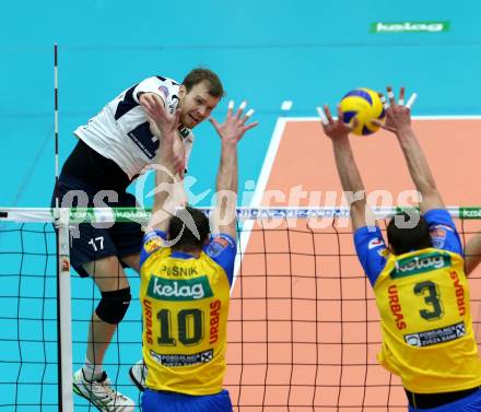 Volleyball. AVL. Austrian Volley League. Finale. SK Posojilnica Aich/Dob gegen Hypo Tirol VT. Oliver Venno (Tirol). Bleiburg, 18. 4. 2015.
Foto: Kuess
---
pressefotos, pressefotografie, kuess, qs, qspictures, sport, bild, bilder, bilddatenbank