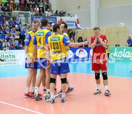 Volleyball. AVL. Austrian Volley League. Finale. SK Posojilnica Aich/Dob gegen Hypo Tirol VT. (Aich/Dob). Bleiburg, 18. 4. 2015.
Foto: Kuess
---
pressefotos, pressefotografie, kuess, qs, qspictures, sport, bild, bilder, bilddatenbank