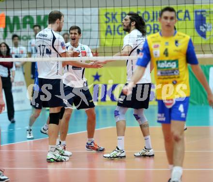 Volleyball. AVL. Austrian Volley League. Finale. SK Posojilnica Aich/Dob gegen Hypo Tirol VT. Jubel (Tirol). Bleiburg, 18. 4. 2015.
Foto: Kuess
---
pressefotos, pressefotografie, kuess, qs, qspictures, sport, bild, bilder, bilddatenbank