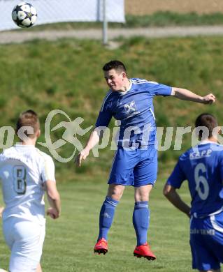 Fussball Unterliga Ost. SPG FC Poggersdorf gegen Ruden. Daniel Diex  (Ruden). Poggersdorf, am 19.4.2015.
Foto: Kuess
---
pressefotos, pressefotografie, kuess, qs, qspictures, sport, bild, bilder, bilddatenbank