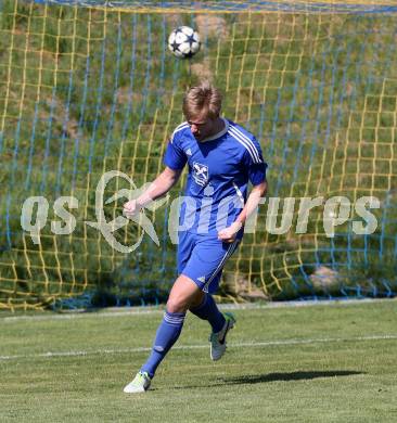 Fussball Unterliga Ost. SPG FC Poggersdorf gegen Ruden.  Torjubel Tadej Slemenik (Poggersdorf). Poggersdorf, am 19.4.2015.
Foto: Kuess
---
pressefotos, pressefotografie, kuess, qs, qspictures, sport, bild, bilder, bilddatenbank