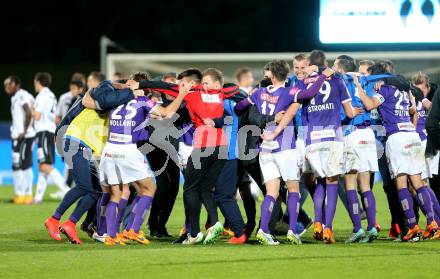 Fussball OEFB Cup. RZ Pellets WAC gegen FK Austria Wien.  Jubel Austria. Wolfsberg, am 29.4.2015.
Foto: Kuess

---
pressefotos, pressefotografie, kuess, qs, qspictures, sport, bild, bilder, bilddatenbank