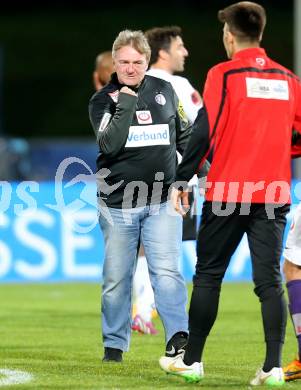 Fussball OEFB Cup. RZ Pellets WAC gegen FK Austria Wien. Jubel Trainer Andreas Ogris  (Wien). Wolfsberg, am 29.4.2015.
Foto: Kuess

---
pressefotos, pressefotografie, kuess, qs, qspictures, sport, bild, bilder, bilddatenbank