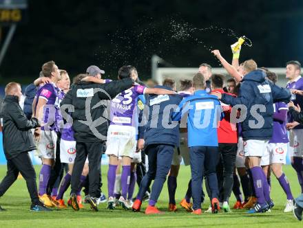 Fussball OEFB Cup. RZ Pellets WAC gegen FK Austria Wien.  Jubel Austria. Wolfsberg, am 29.4.2015.
Foto: Kuess

---
pressefotos, pressefotografie, kuess, qs, qspictures, sport, bild, bilder, bilddatenbank