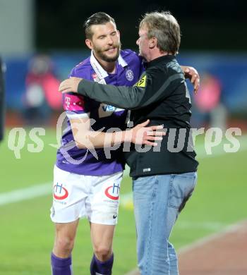 Fussball OEFB Cup. RZ Pellets WAC gegen FK Austria Wien. Alexander Gorgon, Trainer Andreas Ogris  (Wien). Wolfsberg, am 29.4.2015.
Foto: Kuess

---
pressefotos, pressefotografie, kuess, qs, qspictures, sport, bild, bilder, bilddatenbank