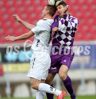 Fussball Regionalliga. SK Austria Klagenfurt gegen RZ Pellets WAC Amateure.  Bernd Kager, (Klagenfurt), Alexander Hofer  (WAC). Klagenfurt, am 30.5.2015.
Foto: Kuess
---
pressefotos, pressefotografie, kuess, qs, qspictures, sport, bild, bilder, bilddatenbank