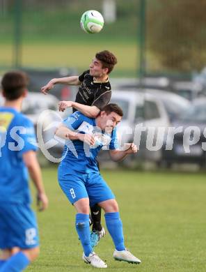 Fussball Kaerntner Liga. VSV gegen Koettmannsdorf. Christoph Wilhelm Wimberger,  (VSV), Oliver Winter  (Koettmannsdorf). Villach, am 2.5.2015.
Foto: Kuess
---
pressefotos, pressefotografie, kuess, qs, qspictures, sport, bild, bilder, bilddatenbank