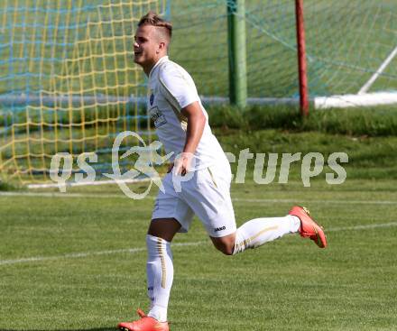 Fussball Unterliga Ost. SPG FC Poggersdorf gegen KAC 1909. Torjubel Andreas Karpf (Poggersdorf). Poggersdorf, am 10.5.2015.
Foto: Kuess
---
pressefotos, pressefotografie, kuess, qs, qspictures, sport, bild, bilder, bilddatenbank