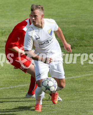 Fussball Unterliga Ost. SPG FC Poggersdorf gegen KAC 1909. Andreas Karpf (Poggersdorf). Poggersdorf, am 10.5.2015.
Foto: Kuess
---
pressefotos, pressefotografie, kuess, qs, qspictures, sport, bild, bilder, bilddatenbank