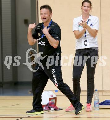 Handball Bundesliga. Aufstiegs Play Off. Halbfinale. SC Ferlach gegen UHC Erste Bank Hollabrunn. Trainer Dino Poje (SCF). Ferlach, am 11.5.2015.
Foto: Kuess
---
pressefotos, pressefotografie, kuess, qs, qspictures, sport, bild, bilder, bilddatenbank