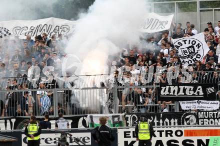 Fussball Bundesliga. RZ Pellets WAC gegen SK Puntigamer Sturm Graz.  Fans. Wolfsberg, am 16.5.2015.
Foto: Kuess

---
pressefotos, pressefotografie, kuess, qs, qspictures, sport, bild, bilder, bilddatenbank