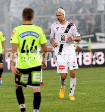 Fussball Bundesliga. RZ Pellets WAC gegen SK Puntigamer Sturm Graz.  Boris Huettenbrenner (WAC). Wolfsberg, am 16.5.2015.
Foto: Kuess

---
pressefotos, pressefotografie, kuess, qs, qspictures, sport, bild, bilder, bilddatenbank