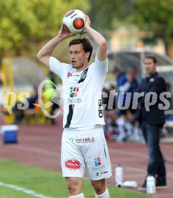 Fussball Bundesliga. RZ Pellets WAC gegen SK Puntigamer Sturm Graz.  Dario Baldauf (WAC). Wolfsberg, am 16.5.2015.
Foto: Kuess

---
pressefotos, pressefotografie, kuess, qs, qspictures, sport, bild, bilder, bilddatenbank