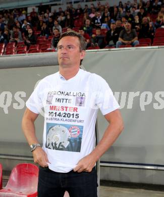 Fussball Regionalliga. SK Austria Klagenfurt gegen Kalsdorf. Trainer Manfred Bender (SK Austria Klagenfurt). Klagenfurt, 16.5.2015.
Foto: Kuess

---
pressefotos, pressefotografie, kuess, qs, qspictures, sport, bild, bilder, bilddatenbank