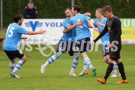 Fussball 2. Klasse C. Oberglan gegen Poertschach. Torjubel (Oberglan). Oberglan, am 22.5.2015.
Foto: Kuess
---
pressefotos, pressefotografie, kuess, qs, qspictures, sport, bild, bilder, bilddatenbank