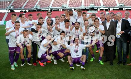 Fussball Regionalliga. SK Austria KLagenfurt gegen Wallern. Meisterehrung Austria. KLagenfurt, am 29.5.2015.
Foto: Kuess
---
pressefotos, pressefotografie, kuess, qs, qspictures, sport, bild, bilder, bilddatenbank