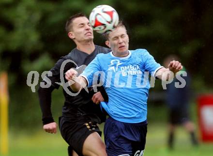 Fussball 2. Klasse C. Oberglan gegen Poertschach. Andreas Bodner,  (Oberglan), Andreas Ljuba (Poertschach). Oberglan, am 22.5.2015.
Foto: Kuess
---
pressefotos, pressefotografie, kuess, qs, qspictures, sport, bild, bilder, bilddatenbank