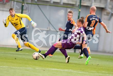 Fussball Regionalliga. SK Austria KLagenfurt gegen Wallern. Rajko Rep, (Austria), Matija Dandic, Ivan Matosevic  (Wallern). KLagenfurt, am 29.5.2015.
Foto: Kuess
---
pressefotos, pressefotografie, kuess, qs, qspictures, sport, bild, bilder, bilddatenbank