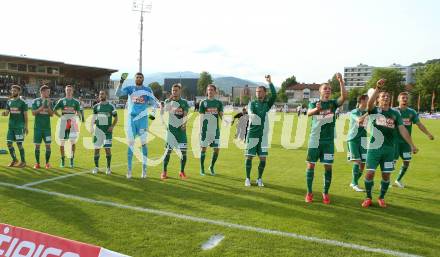 Fussball Bundesliga. RZ Pellets WAC gegen SK Rapid Wien. Jubel (Wien). Wolfsberg, am 16.5.2015.
Foto: Kuess

---
pressefotos, pressefotografie, kuess, qs, qspictures, sport, bild, bilder, bilddatenbank