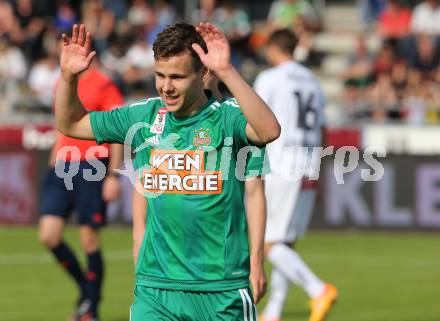 Fussball Bundesliga. RZ Pellets WAC gegen SK Rapid Wien. Torjubel Philipp Schobesberger (Wien). Wolfsberg, am 16.5.2015.
Foto: Kuess

---
pressefotos, pressefotografie, kuess, qs, qspictures, sport, bild, bilder, bilddatenbank