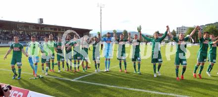 Fussball Bundesliga. RZ Pellets WAC gegen SK Rapid Wien. Jubel (Wien). Wolfsberg, am 16.5.2015.
Foto: Kuess

---
pressefotos, pressefotografie, kuess, qs, qspictures, sport, bild, bilder, bilddatenbank